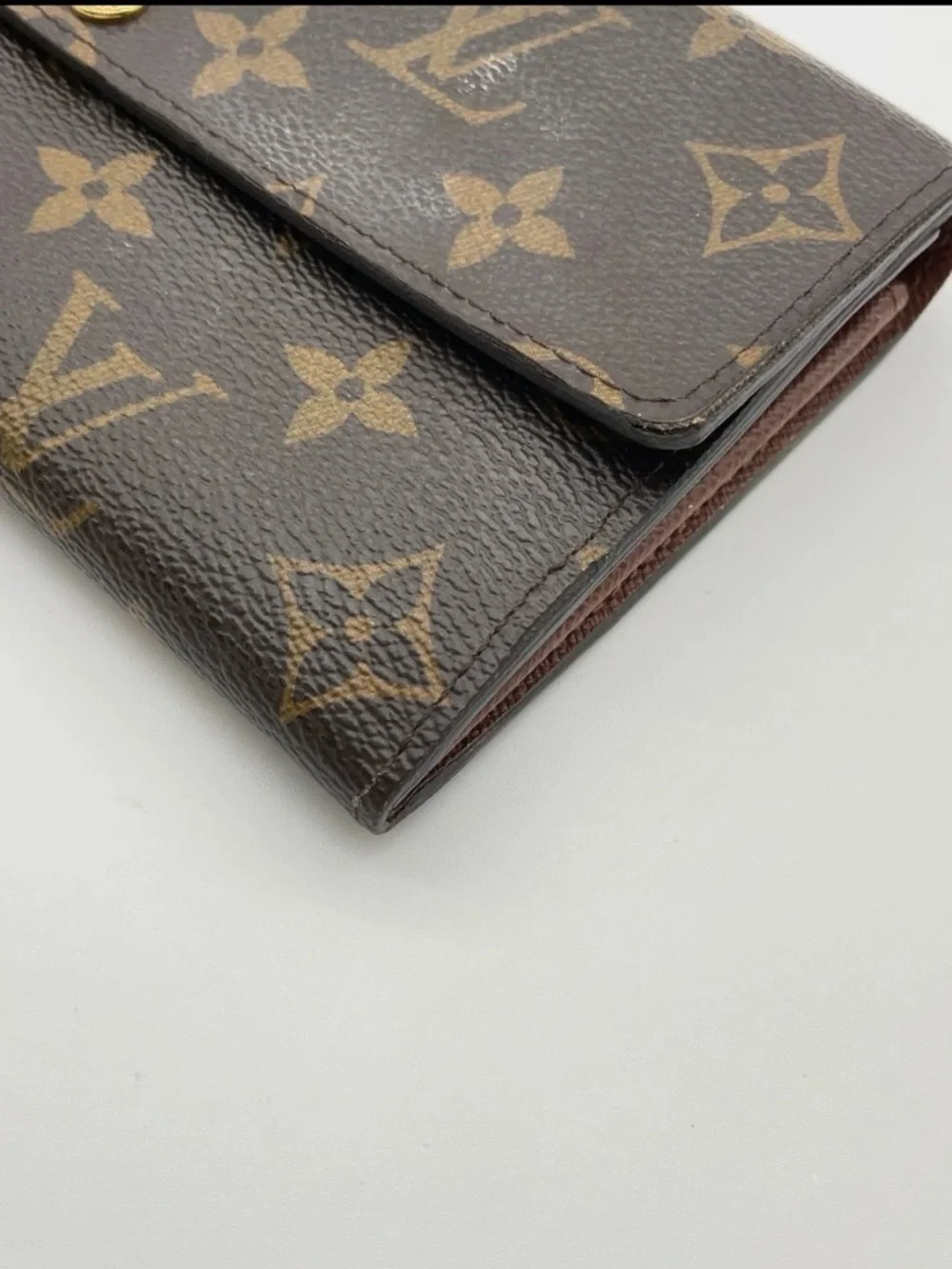 Louis Vuitton Monogram Long Card & Key Holder in Brown